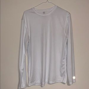 ☀️Champion White Polyester Long Sleeve